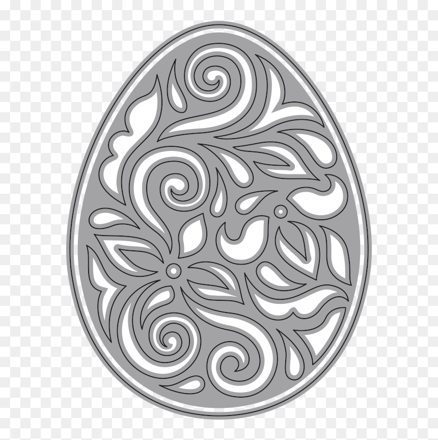 Elizabeth Craft Elegant Easter Egg Small, HD Png Download - easter egg png