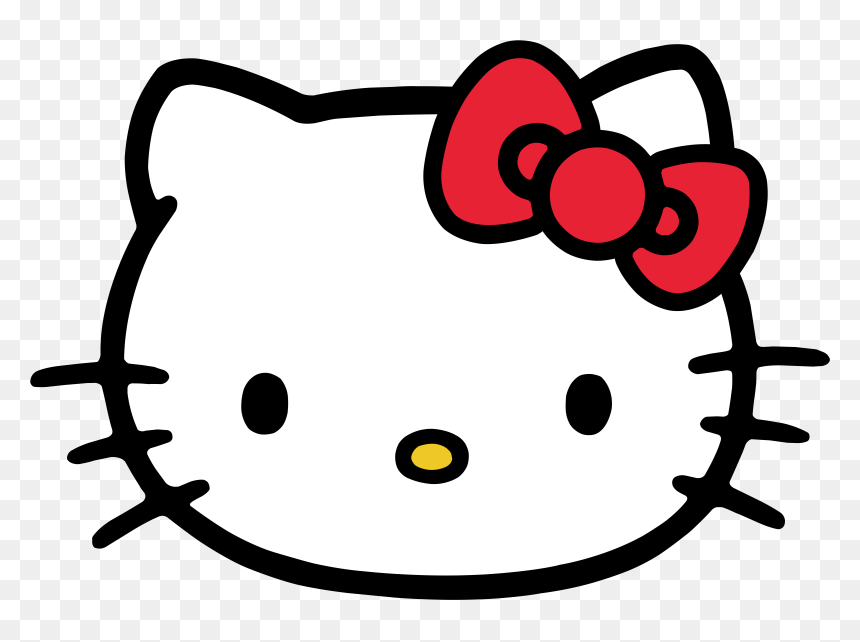 Hello Kitty, HD Png Download - face png