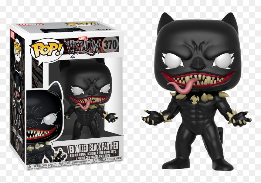 Venomized Black Panther Pop, HD Png Download - black panther png