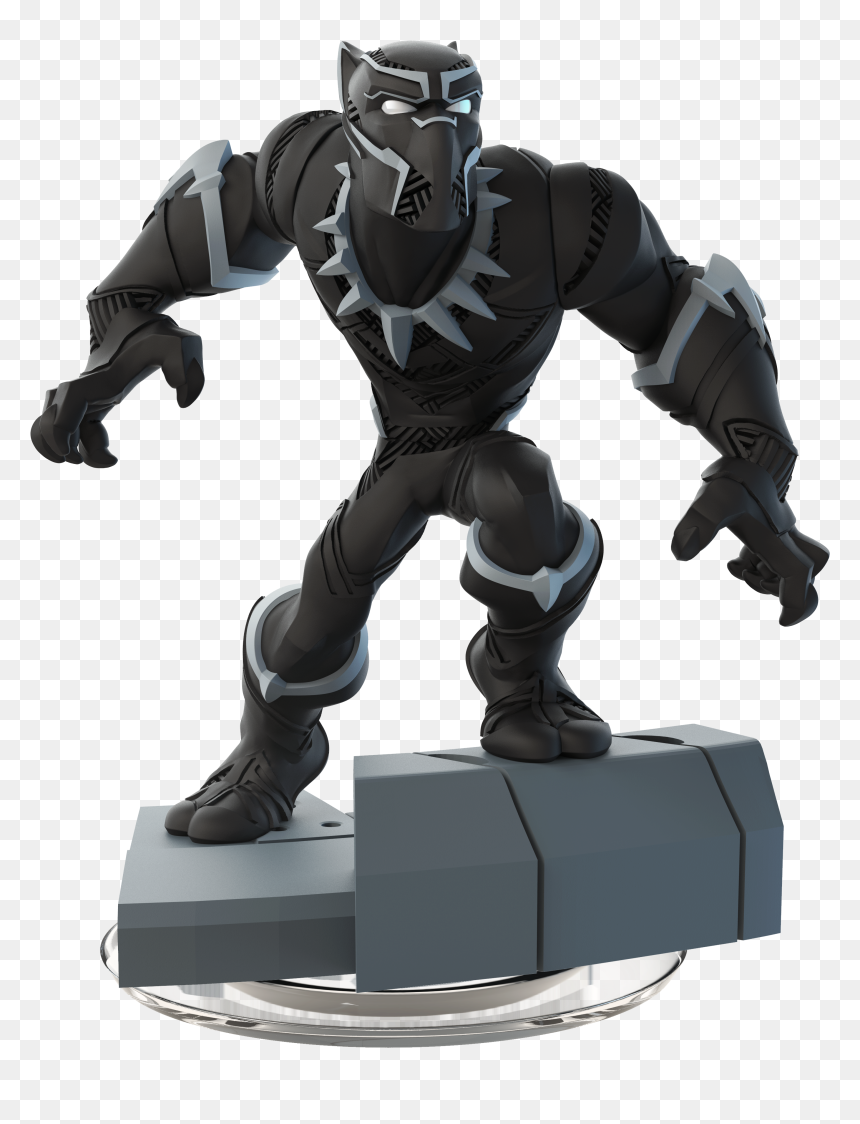 Figurine Disney Infinity Black Panther, HD Png Download - black panther png
