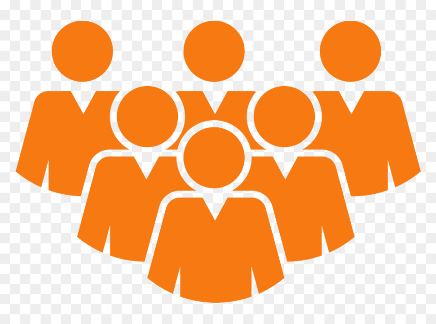 Black And White Illustrations Of People, HD Png Download - orange png