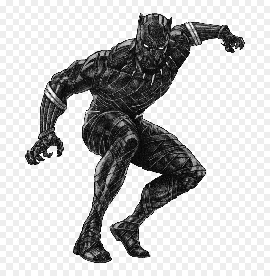 Illustration, HD Png Download - black panther png