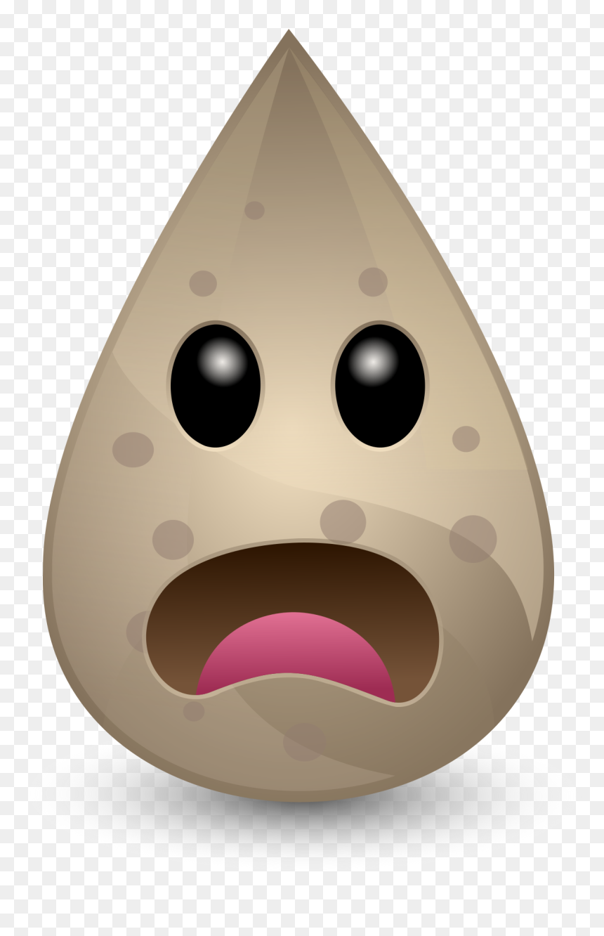 Dirty Water Drop Clipart, HD Png Download - water drop png