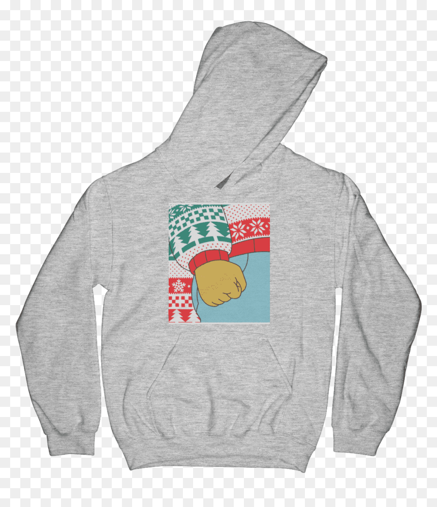 Sniper Gang Glee Hoodie, HD Png Download - fist png