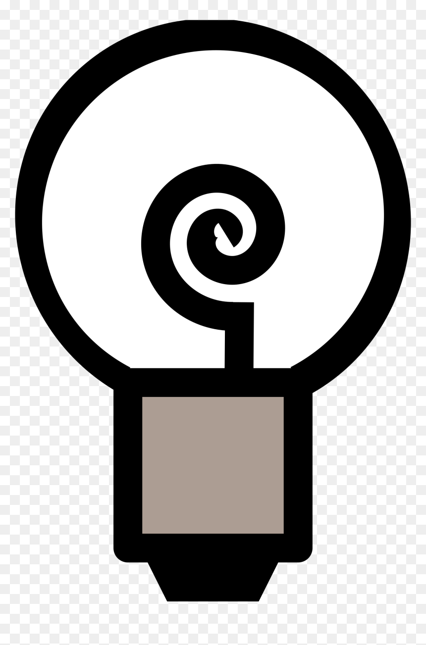 Incandescent Light Bulb, HD Png Download - lightbulb png