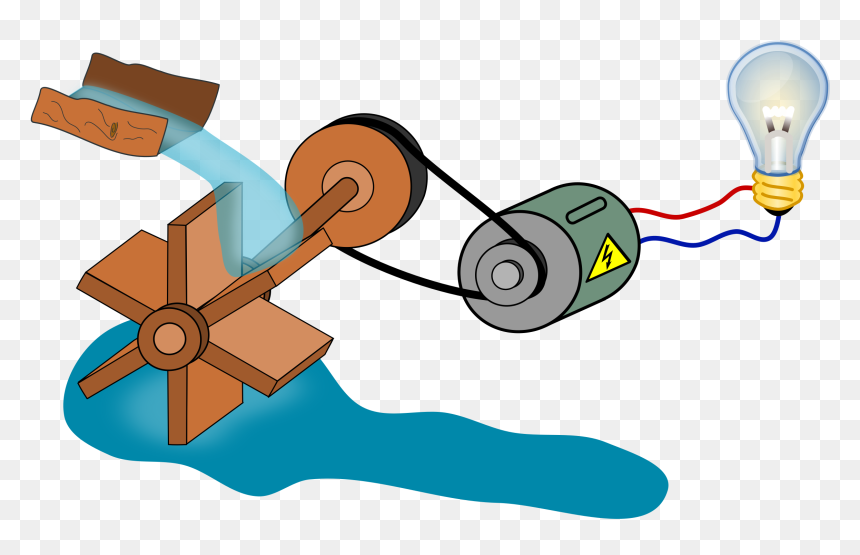 Hydroelectric Power Clipart, HD Png Download - electricity png
