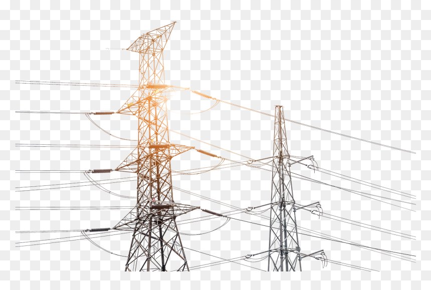 Transmission Tower, HD Png Download - electricity png