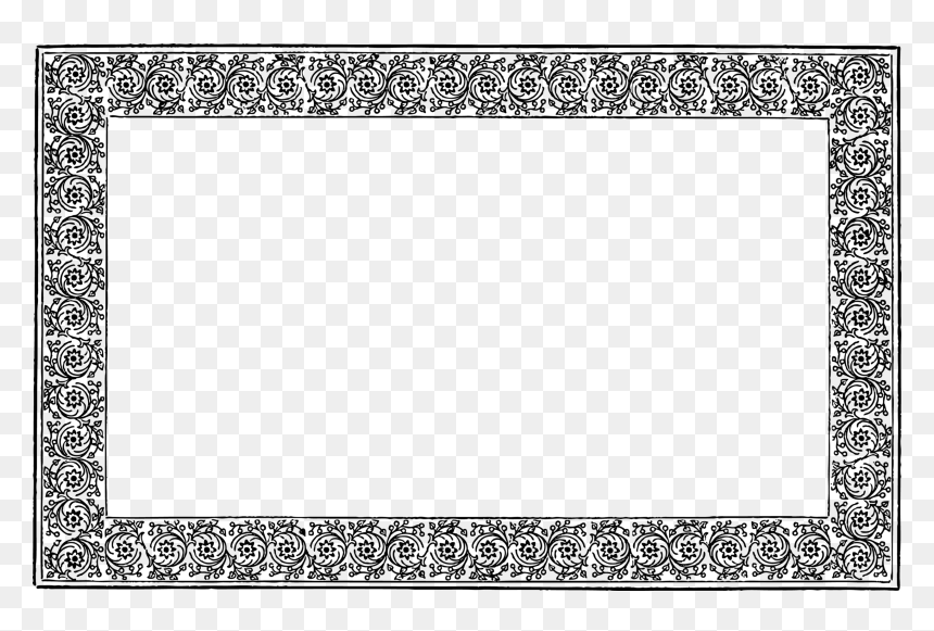 Vintage Border Frame Vector, HD Png Download - frames png