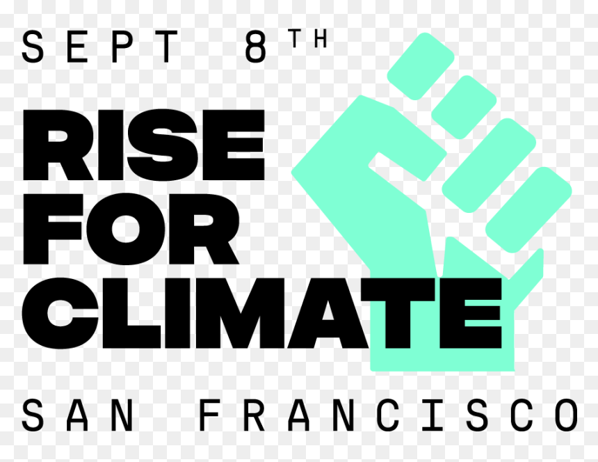 Rise For Climate Logo, HD Png Download - fist png