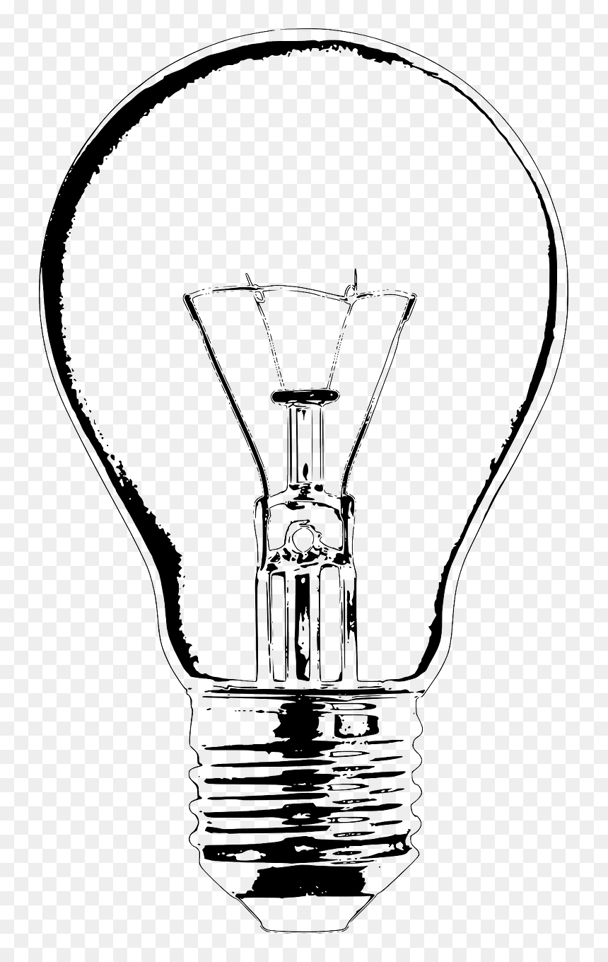 Light Bulb Art Drawing, HD Png Download - lightbulb png