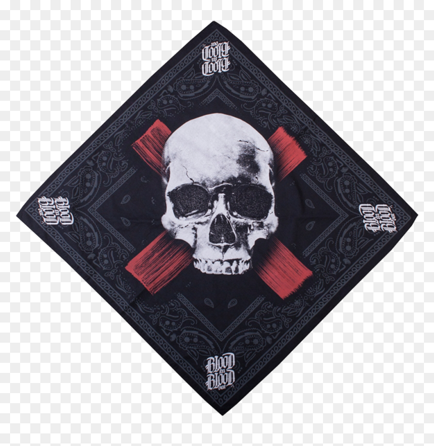 Fu, HD Png Download - skull bandana png