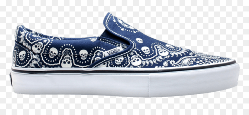 Slip-on Shoe, HD Png Download - skull bandana png