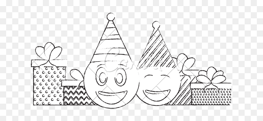 Gift, HD Png Download - party popper emoji png