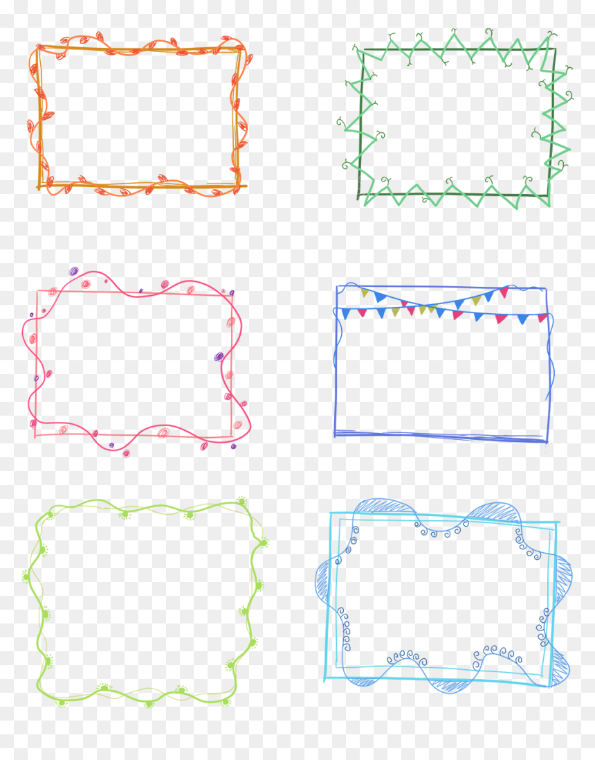 Paper Product, HD Png Download - hand drawn border png