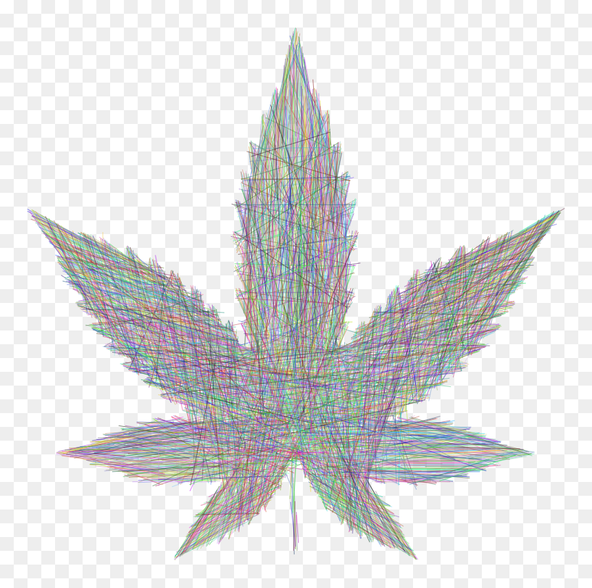 Cannabis Leaf Clip Art, HD Png Download - pot leaf transparent png