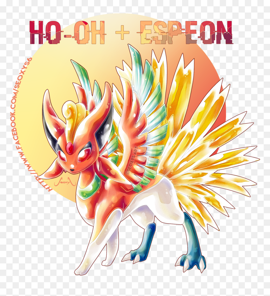 Ho Oh Espeon, HD Png Download - ho oh png