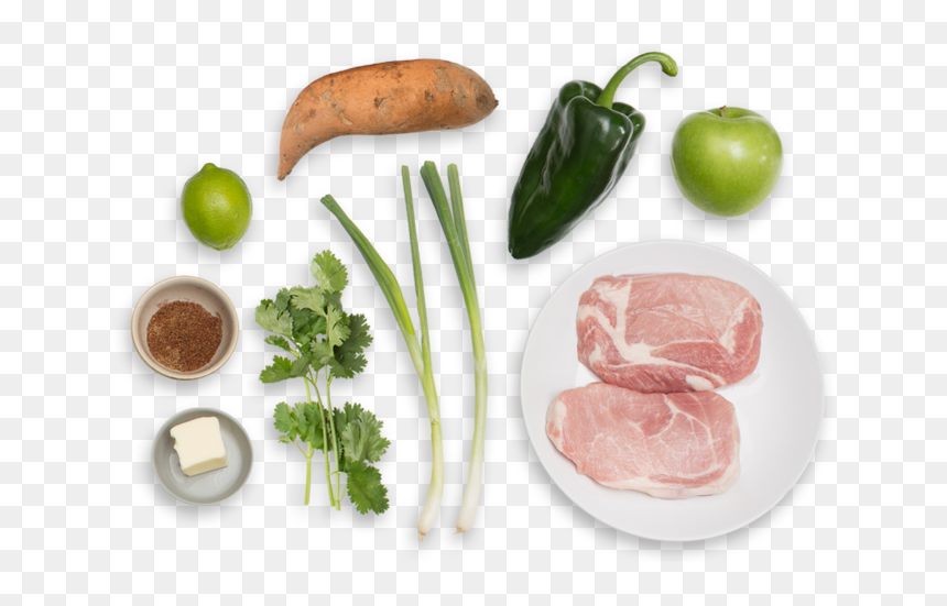 Healthy Summer Recipe Cards, HD Png Download - pork chop png