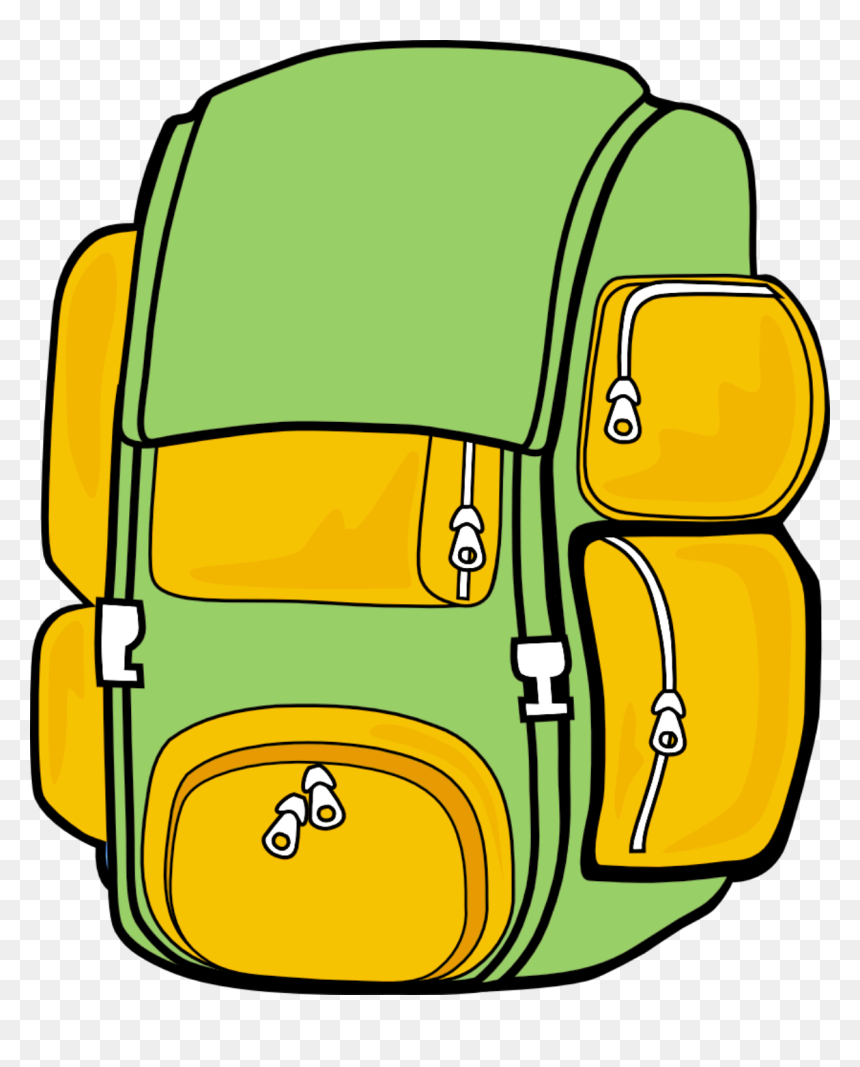 Backpack Bag Clip Art, HD Png Download - book bag png