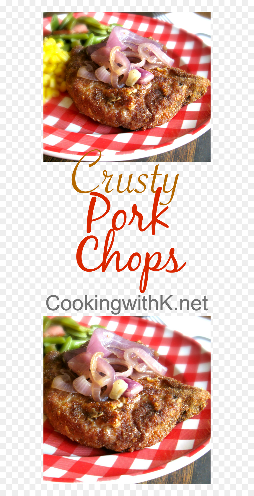 Cooked Meat That Looks Purple Breaded, HD Png Download - pork chop png