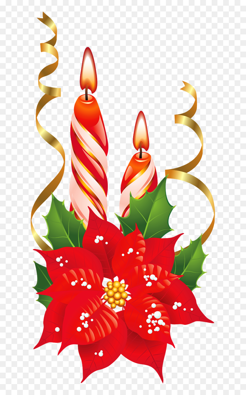 Clipart Christmas, HD Png Download - christmas candles png
