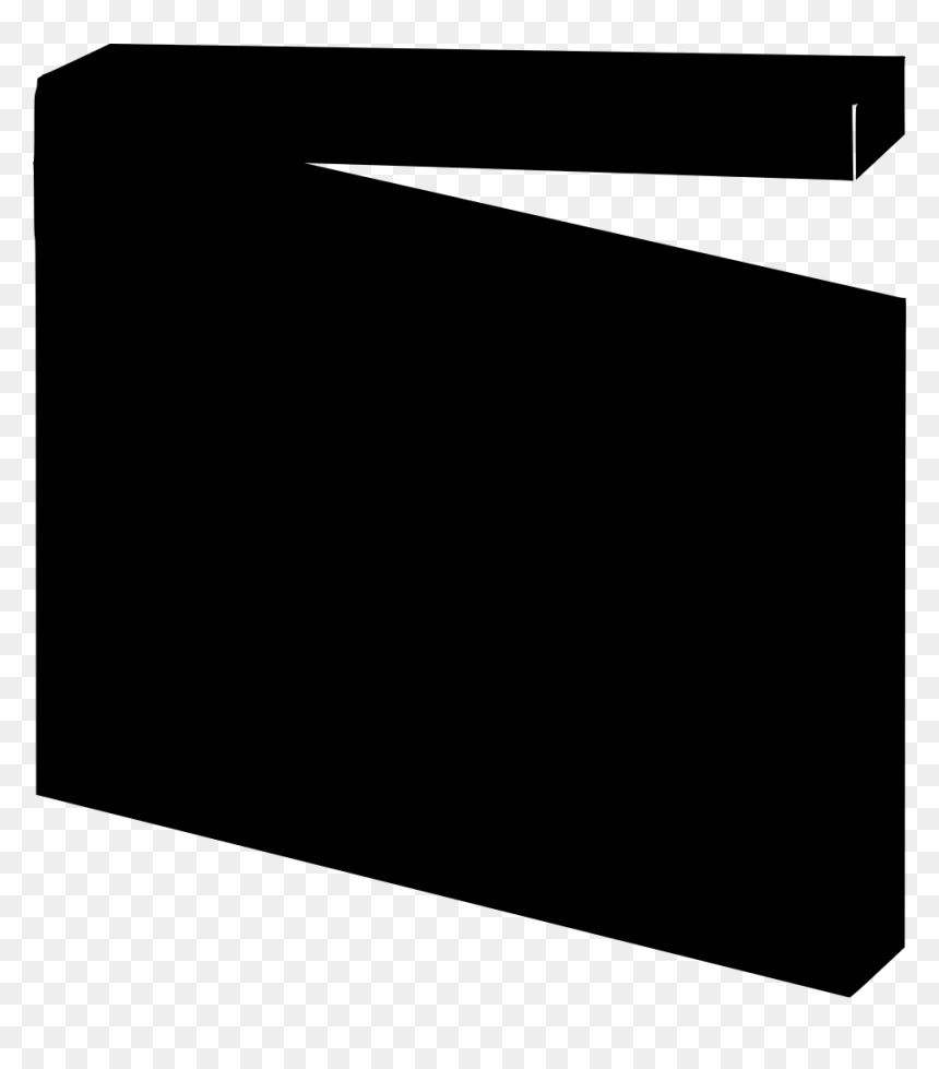 Monochrome, HD Png Download - movie clapboard png
