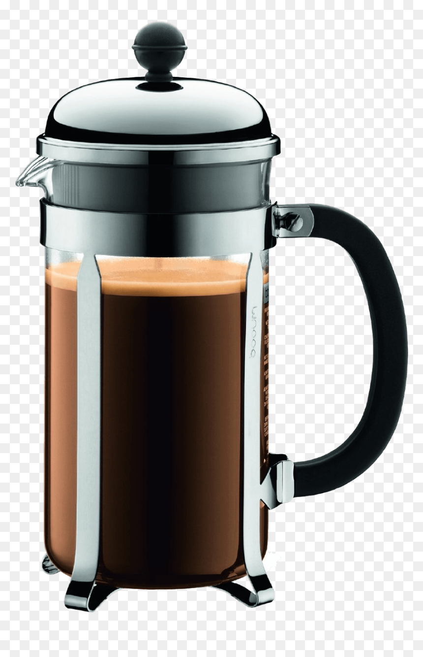French Press Bodum, HD Png Download - coffee maker png