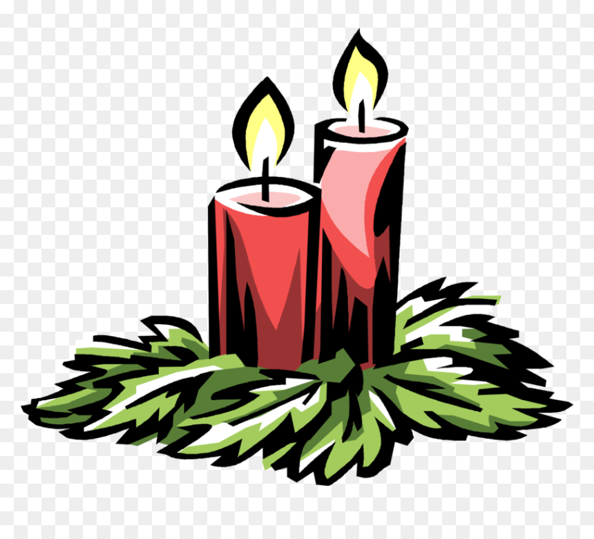 Advent Candle, HD Png Download - christmas candles png