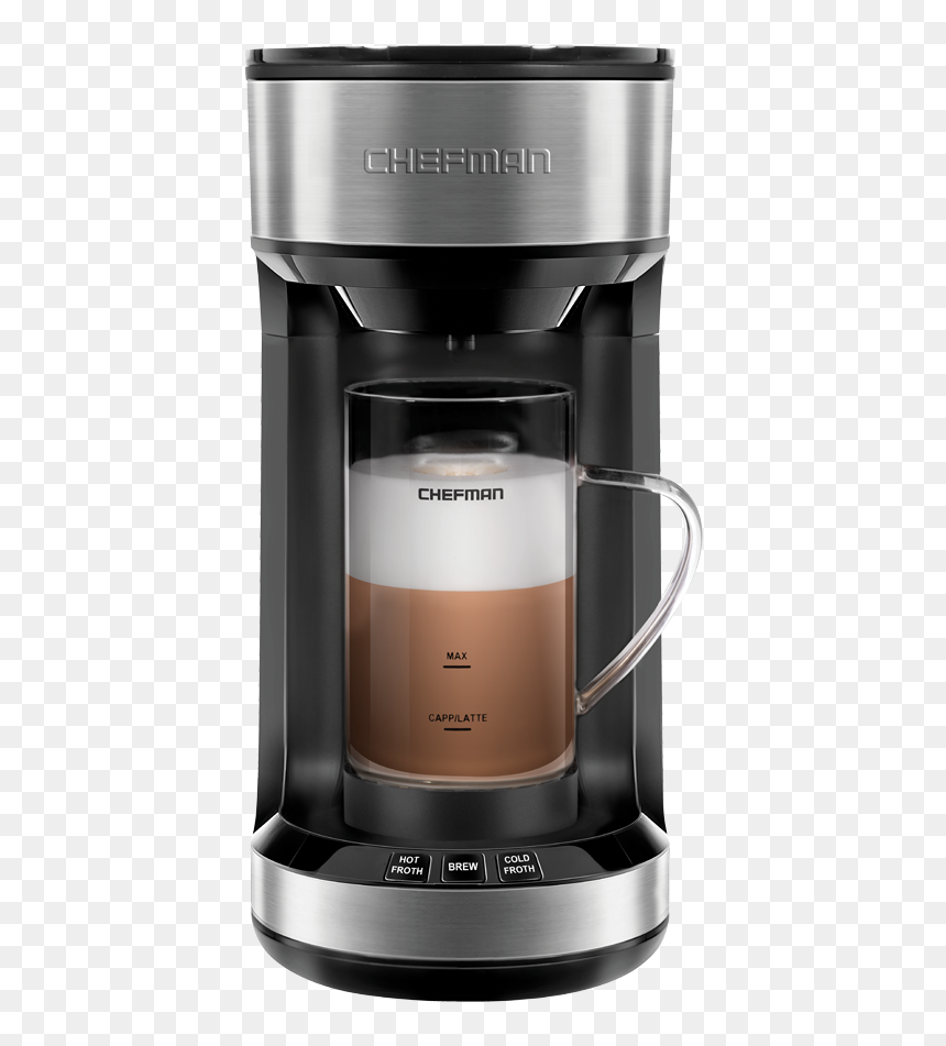 Coffee Maker Froth, HD Png Download - coffee maker png