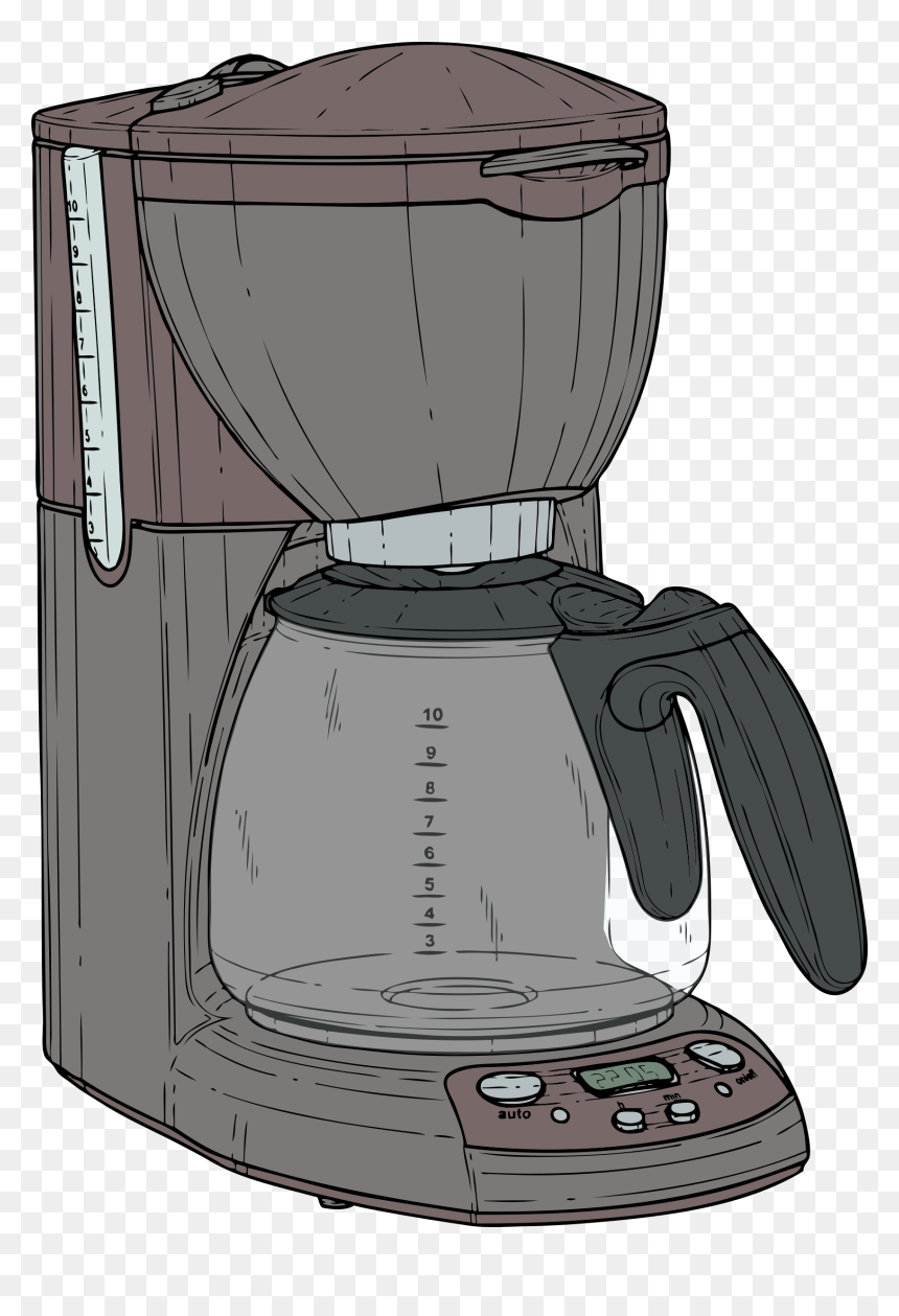 Drip Coffee Maker Clipart, HD Png Download - coffee maker png