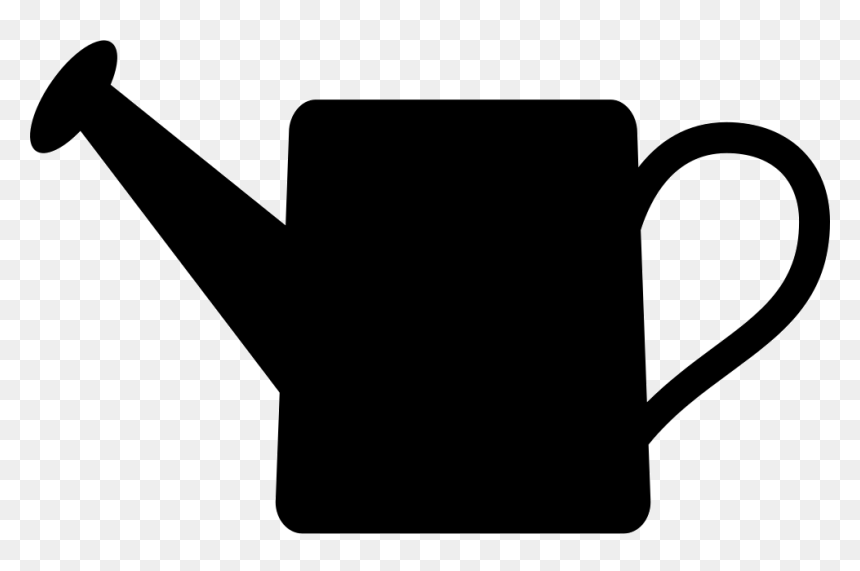 Watering Can White Clipart, HD Png Download - garden tools png