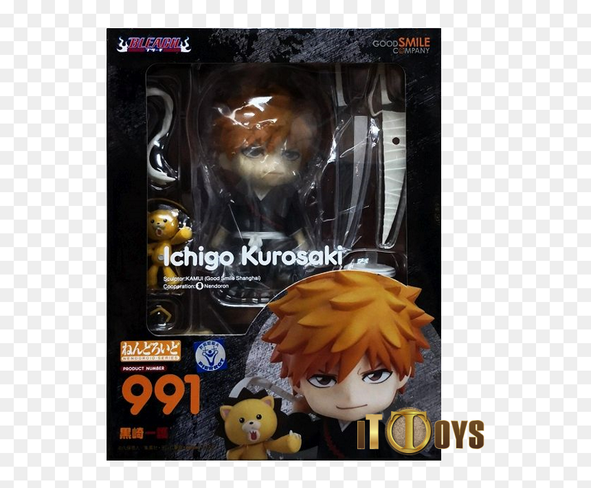 Ichigo Kurosaki Nendoroid False, HD Png Download - bleach ichigo png