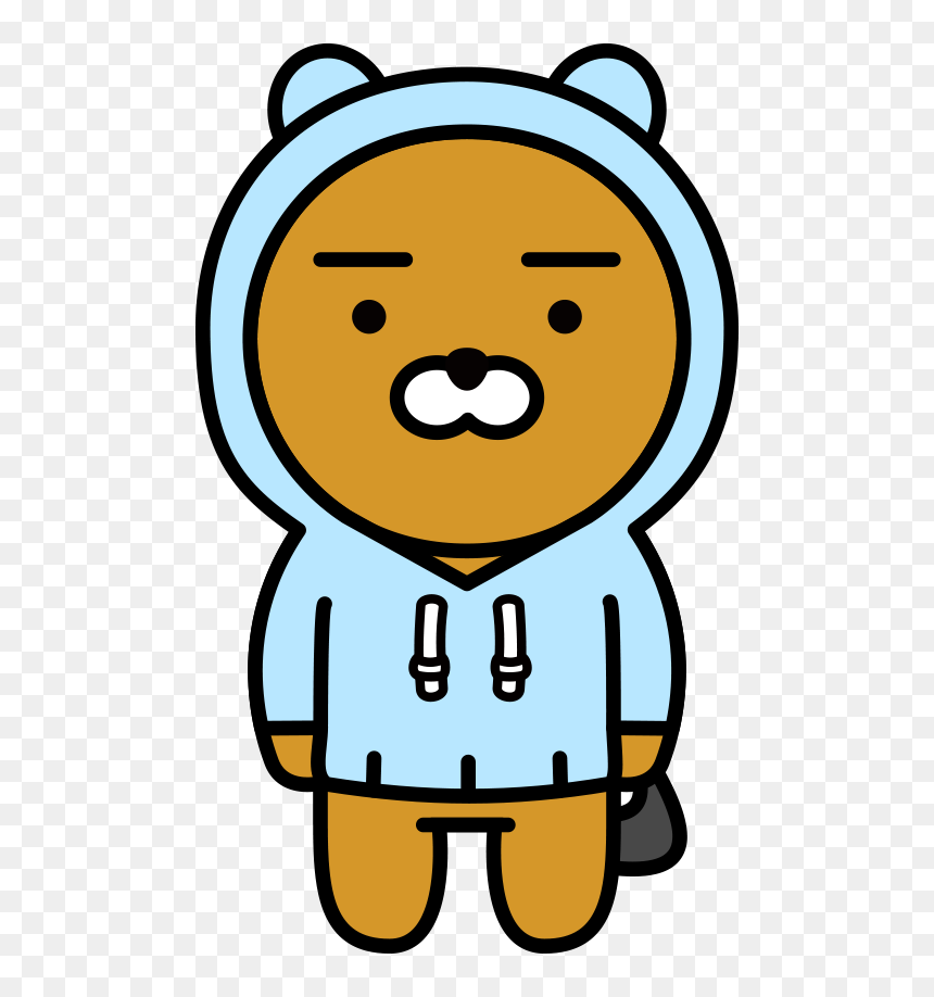 Kakao Friends Ryan Png, Transparent Png - friends clipart png