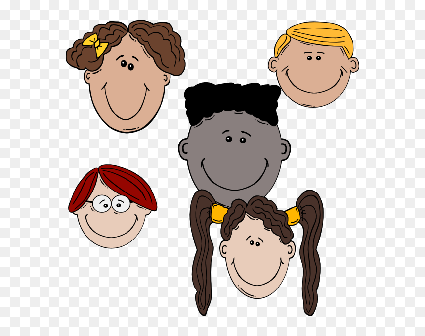 Cartoon Man Face, HD Png Download - friends clipart png
