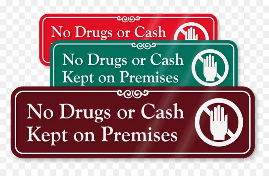 Please Curb Your Dog Signs, HD Png Download - cash sign png