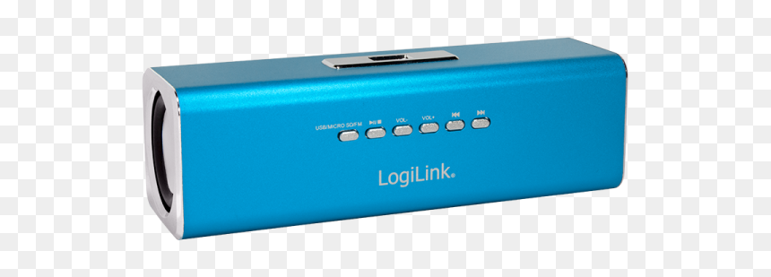 Logilink Discolady Soundbox Blue, HD Png Download - mp3 player png
