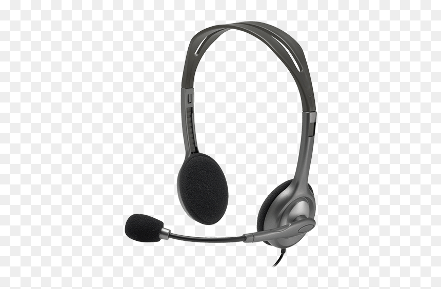 Logitech H110 Stereo Headset, HD Png Download - headphones .png