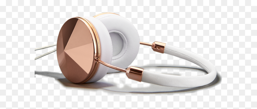 Rose Gold Headphones Transparent, HD Png Download - headphones .png