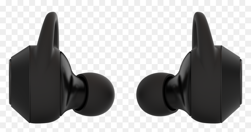 Bluetooth Headphones Denver Electronics Twe-51 Black, HD Png Download - headphones .png
