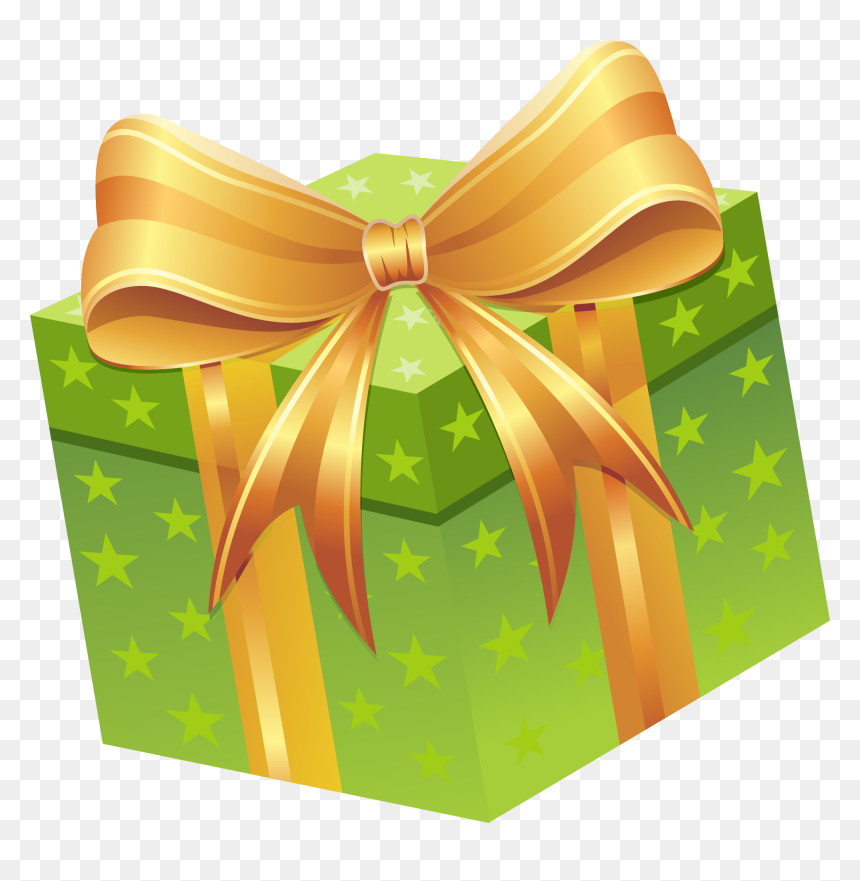 Caja De Regalo Con Estrellas, HD Png Download - christmas gifts clipart png