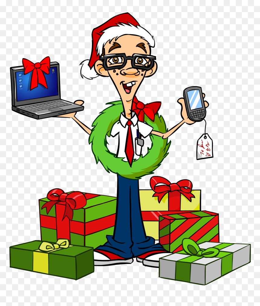 Christmas Nerd, HD Png Download - christmas gifts clipart png