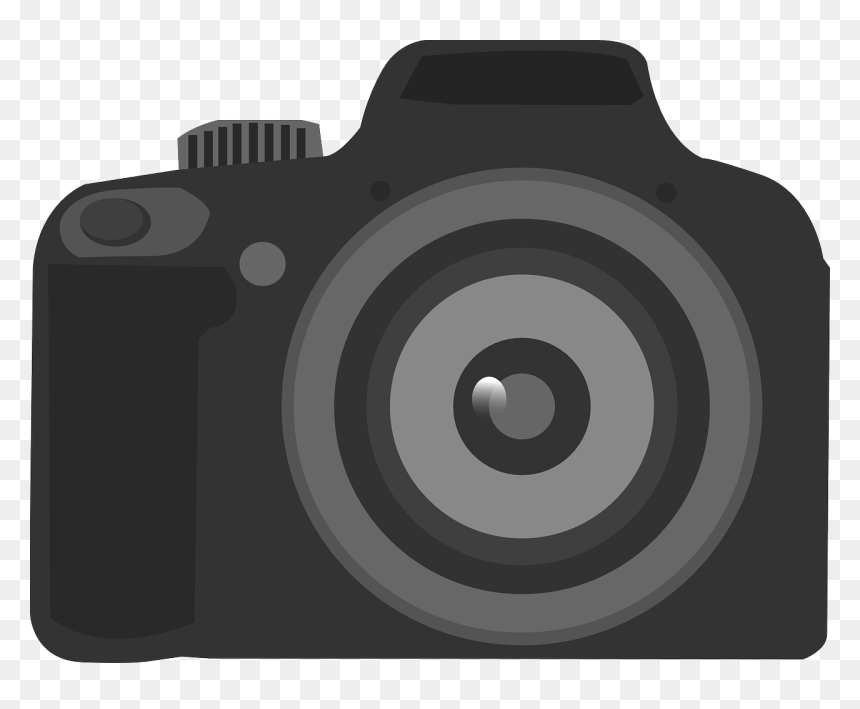 Dslr Cartoon, HD Png Download - digital camera png