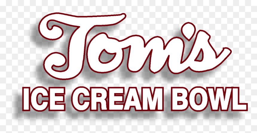 Tom's Ice Cream Bowl Logo, HD Png Download - ice cream bowl png