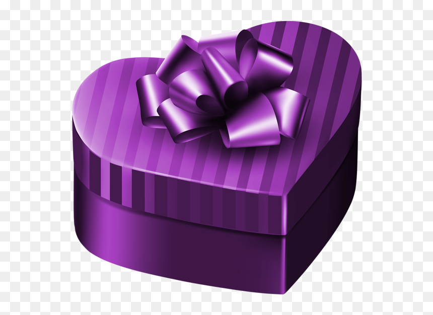 Purple Gift Clip Art, HD Png Download - christmas gifts clipart png