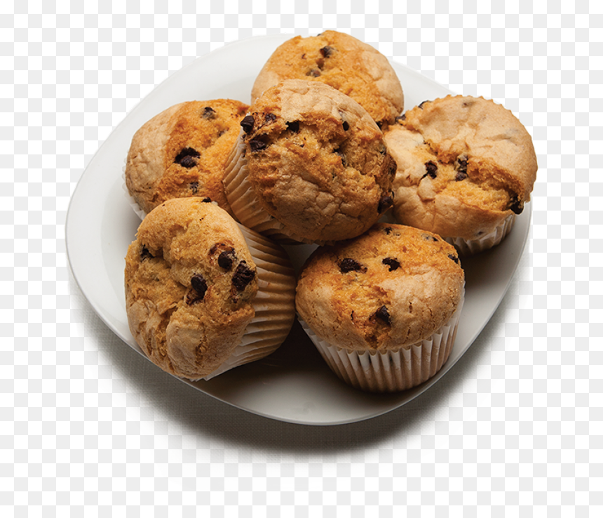 Chocolate Chip Cupcakes Png, Transparent Png - muffins png
