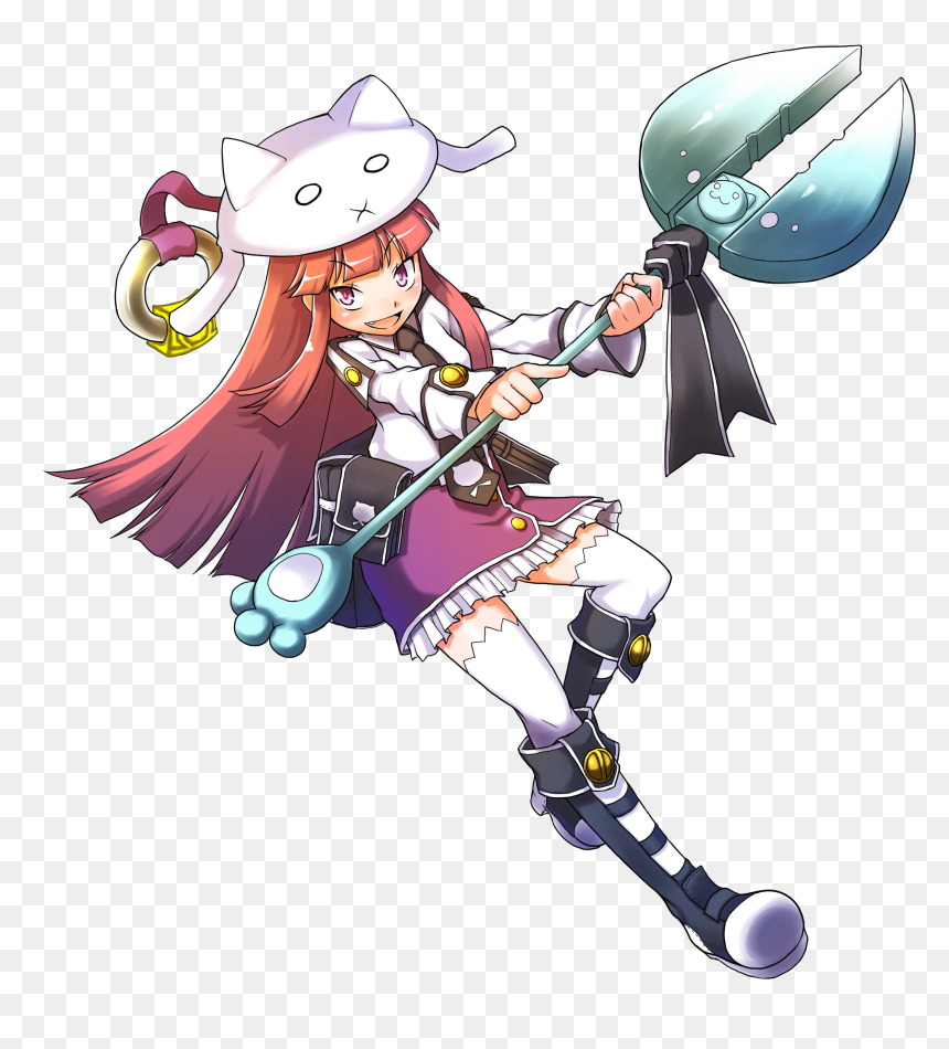 Trouble Witches Neo Characters, HD Png Download - flying witch png