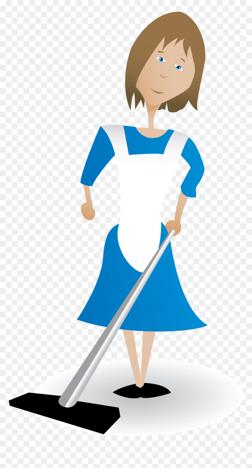 Maid Full Illustration - Housekeeper Cartoon Png, Transparent Png - maid png