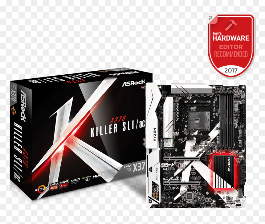 Asrock X370 Killer Sli Ac , Png Download - Socket Am4, Transparent Png - killer clown png