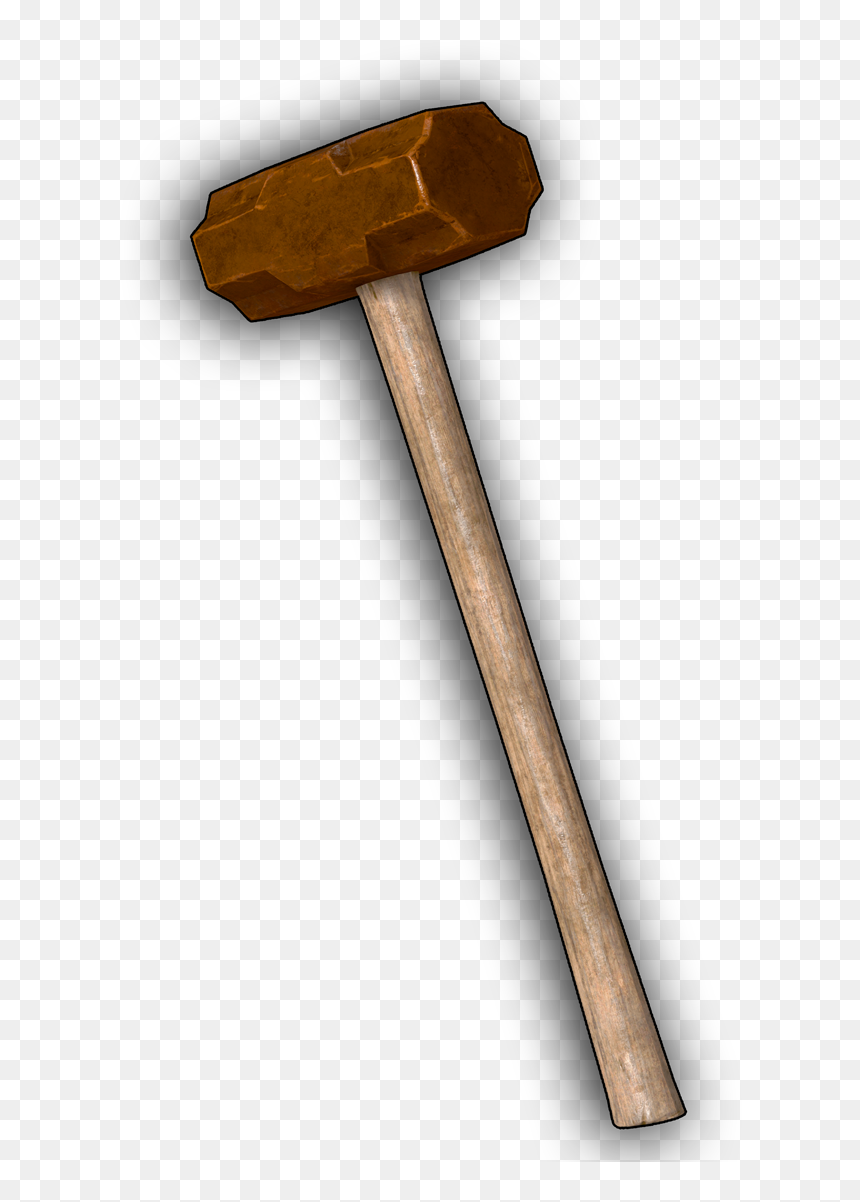 Copper Sledgehammer Tool, Moving Of Existing Blocks, - Hatchet, HD Png Download - sledgehammer png