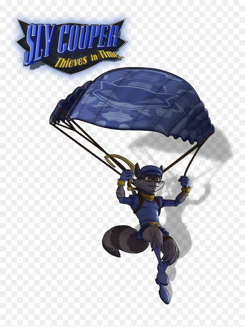 Sly Cooper Thieves In Time Game Ps3 , Png Download - Sly Cooper Glider, Transparent Png - sly cooper png