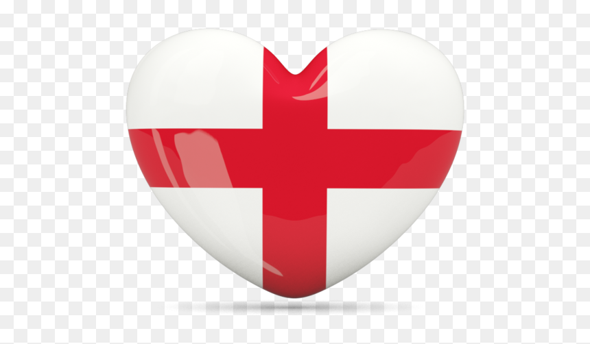 Download Flag Icon Of England At Png Format - England Flag In A Heart, Transparent Png - england flag png